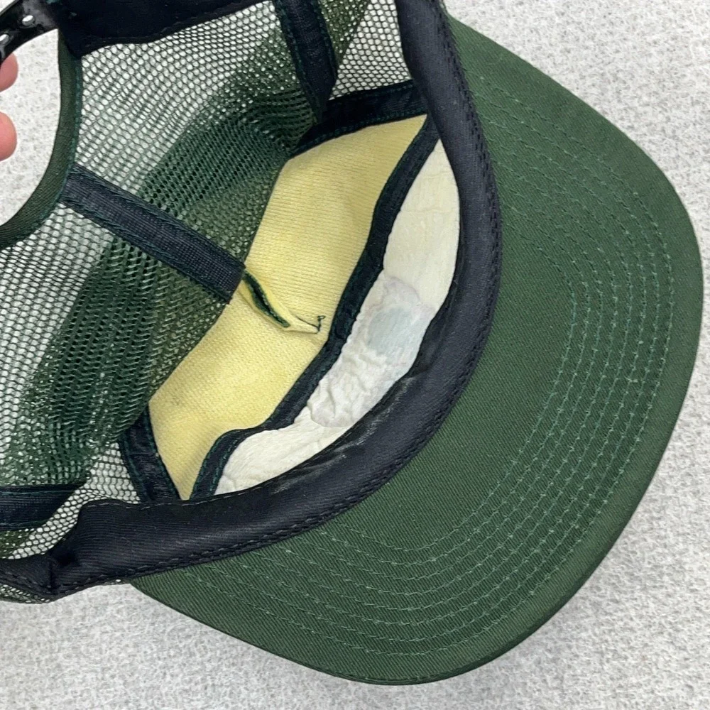 Vintage National Park Service Trucker Hat Cap SnapBack 80s 90s Nature USA Green